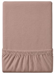 Jersey lepedő EXKLUZÍV világosbarna 180x200 cm, 100% pamut