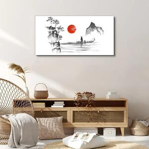 Vászonkép Japán hagyományos festmény