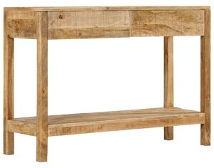 Tömör mangófa tálalóasztal 2 fiókkal 110 x 35 x 75 cm
