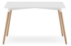 ADRIA fehér étkezőasztal 120x80 cm