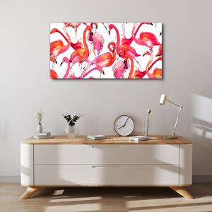 Vászonkép flamingó