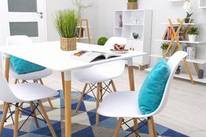 ADRIA fehér étkezőasztal 120x80 cm