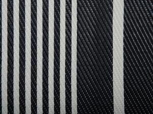 Fekete szőnyeg 90 x 180 cm HALDIA
