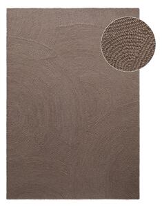 Szürkésbarna kézi szövésű gyapjú szőnyeg 120x180 cm Calmio – Hanse Home
