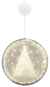 Tutumi, LED világító dekoráció fa mintával 311382, fehér, CHR-06516
