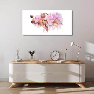 Vászonkép Akvarell orchidea virág