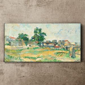 Vászonkép Párizsi Cézanne tájképe