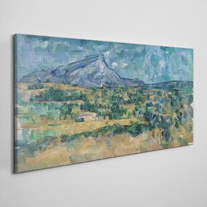 Vászonkép Mont Sainte Victoire Cézanne