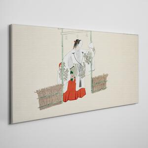 Vászonkép Ázsiai hagyományos kimonó