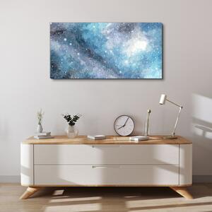 Vászonkép Éjszakai égbolt galaxis csillagok