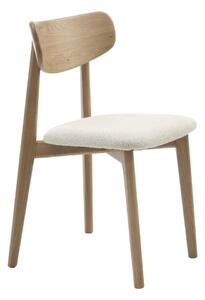 Krémszínű-natúr színű étkezőszék Elim – Unique Furniture