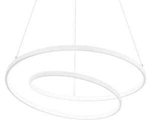 ÓZ LED függőlámpa, fehér, Ø80 cm, 3000K