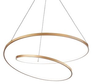 ÓZ LED függőlámpa, sárgaréz, Ø60 cm, 2700K
