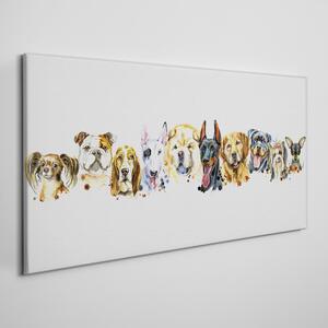 Vászonkép Modern állatok kutyák