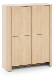 Sorrenti magas komód 103 cm – vicenza tölgy
