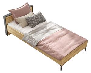Natúr színű egyszemélyes ágy 90x200 cm – Kalune Design