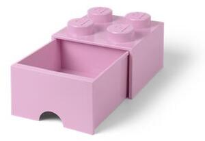 Tárolódoboz, fiókos, LEGO Brick, rózsaszín (L40051738)