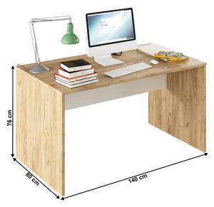 PC asztal Rumia 11 (artisan tölgy + fehér). 1064681