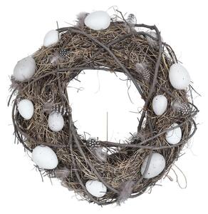 Feathers húsvéti dekoratív koszorú, ⌀ 37 cm - Ego Dekor
