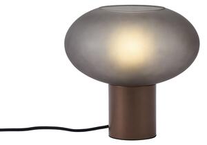 Design asztali lámpa bronz matt szürke üveggel - Umbrella