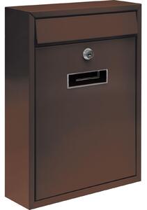 VOREL Postaláda, 360×260×80 mm, barna