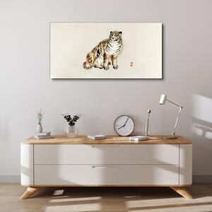 Vászonkép Állatok macska tigris