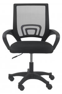 Forgó gyerek szék, Moris, szövet, 59x92x48 cm, fekete