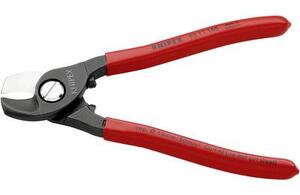 Kábelvágó olló Alkalmas (csupaszoló technika) Alumínium- és rézkábel, egy- és többerű 15 mm 50 mm2 Knipex 95 11 165