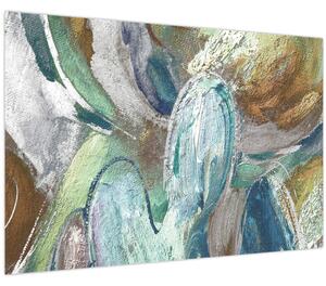 Kép - Absztrakt figurás festészet (90x60 cm)