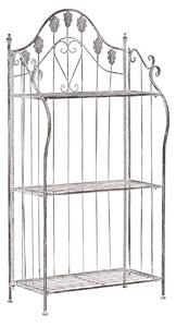 Polcrendszer VISANO 59 cm 123 cm Fém Szürke