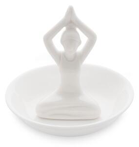 Porcelán ékszertartó állvány Yoga - Balvi