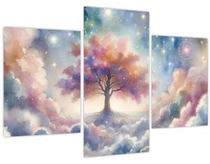 Kép – Életfa a felhőkben (90x60 cm)