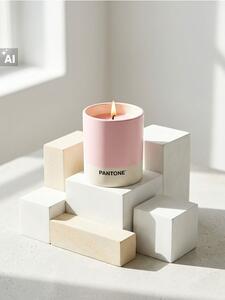 Sinsay - Gyertya kerámia tartóban Pantone - pasztellpink