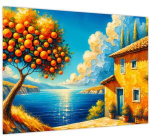 Kép - Ház narancsokkal II. (70x50 cm)
