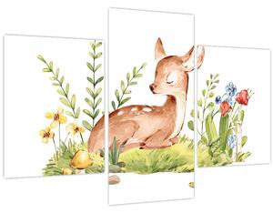 Kép - Kis őzike (90x60 cm)