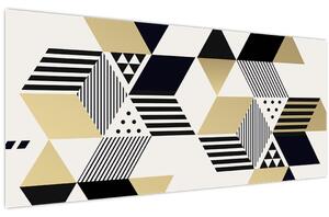 Kép - Geometriai formák N⁰1 (120x50 cm)