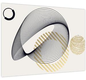 Kép - Geometriai formák N⁰3 (70x50 cm)