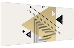 Kép - Geometriai formák N⁰4 (120x50 cm)