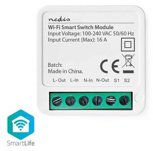 Nedis Nedis WIFIWMS10WT - Intelligens kapcsoló SmartLife Wi-Fi 230V NE0583