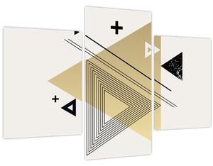 Kép - Geometriai formák N⁰4 (90x60 cm)