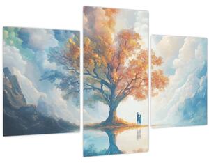 Kép – Az élet és szerelem fája (90x60 cm)