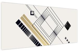 Kép - Geometriai formák N⁰6 (120x50 cm)