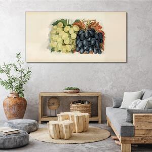 Vászonkép Gyümölcs szőlő levelek