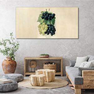 Vászonkép Gyümölcs szőlő levelek