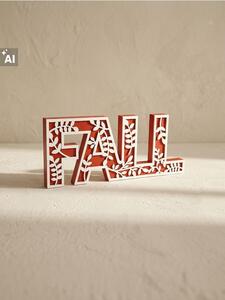 Sinsay - Álló dekoráció a „Fall” felirat formájában - narancs