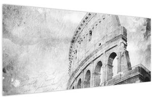 Kép - Vintage képeslap a városról N⁰1 (120x50 cm)