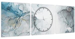 Kép - Kék márvány (órával) (90x30 cm)
