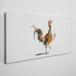 Vászonkép Rajz állat madár csirke