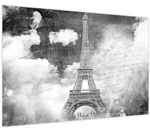 Kép - Vintage képeslap a városról N⁰3 (90x60 cm)