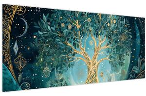 Kép – Életfa az univerzumban (120x50 cm)